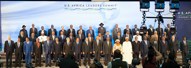 THE CONTEMPORARY ISSUES AND THEMES DISCUSSED AT THE 2014 U.S.-AFRICA LEADERS SUMMIT IN WASHINGTON, DC INCLUDED REGIONAL SECURITY AND STABILITY