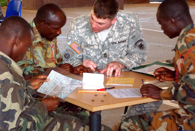 THE U.S. AFRICA CONTINGENCY OPERATIONS TRAINING AND ASSISTANCE (ACOTA) PROVIDES TRAINING FOR AFRICAN PEACEKEEPERS
