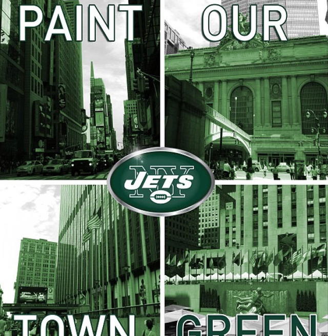 Figure 2. Jets Paint our Town Green Campaign
