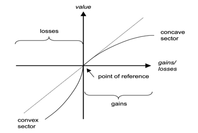 Figure 1. Value Function of a Prospect Theory Model. Source: Jacob and Ehret 2006
