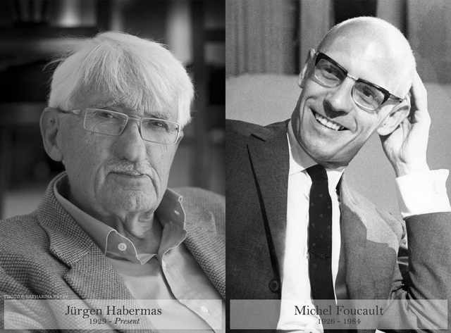 Jurgen Habermas and Michel Foucault