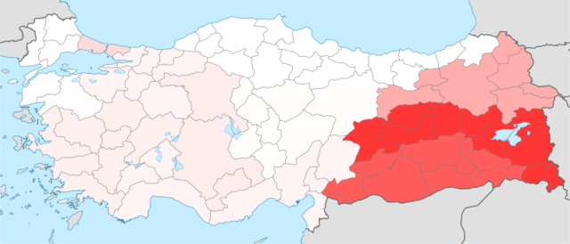 Kurdish regions of Turkey
