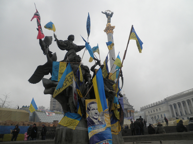 Maidan Protests in Independence Square, Kyiv, 19/12/13