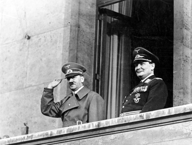 Adolf Hitler and Hermann Göring, March 1938