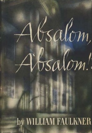 First edition cover of William Faulkner's Absalom Absalom!