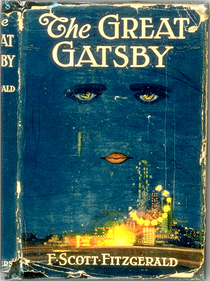 Cover of the first edition of The Great Gatsby